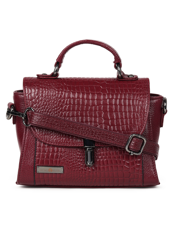 VICTORIA SATCHEL HAND-HELD RED