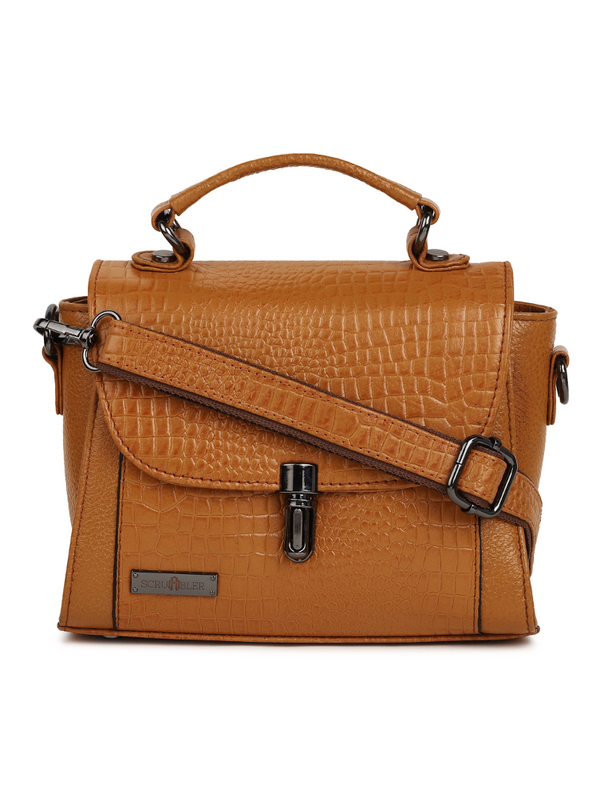 VICTORIA SATCHEL HAND-HELD YELLOW